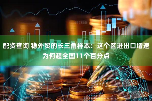 配资查询 稳外贸的长三角样本：这个区进出口增速为何超全国11个百分点